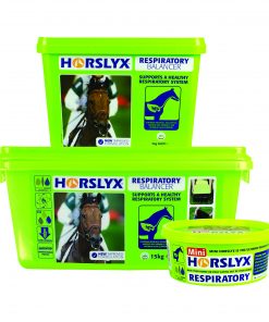 650g 5kg 15kg Horslyx Respiratory Balancer Group Pack Shot