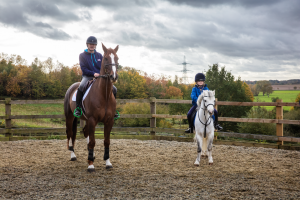 Alexa Spivey, Horslyx Mini Ambassador and Dad Philip Spivey